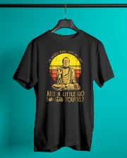 I'm Mostly Peace Love Light And A Little Go F Yoga Classic T-Shirt lifestyle-mens-crewneck-front-3