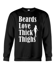 Beards Love Thick Thighs T Shirt Hoodie Shirts Crewneck Sweatshirt tile