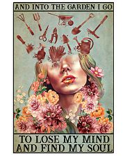 Gardening And into the garden I go 24x36 Poster front
