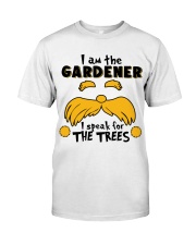 Gardening I speak for the tress Classic T-Shirt tile