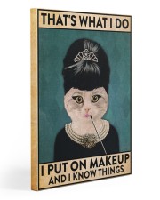 Makeup That's what I do Gallery Wrapped Canvas Prints tile