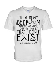 Book Pretending that I don't exist V-Neck T-Shirt tile