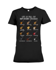 Guitar Life is full of important choices Premium Fit Ladies Tee tile