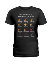 Guitar Life is full of important choices Ladies T-Shirt tile