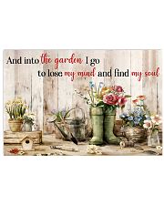 Gardening Lose my mind Find my soul Horizontal Poster tile