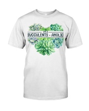 Gardening I'm a succulent-aholic Classic T-Shirt tile
