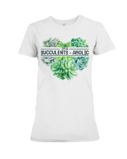 Gardening I'm a succulent-aholic Premium Fit Ladies Tee tile