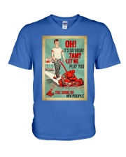 Gardening Oh It's Saturday 7AM V-Neck T-Shirt tile