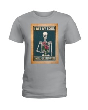 Gardening I bet my soul smells like flowers Ladies T-Shirt tile