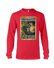 Gardening Happiness is a cup of coffee Long Sleeve Tee tile