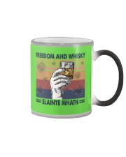 Book Freedom and whisky Color Changing Mug tile