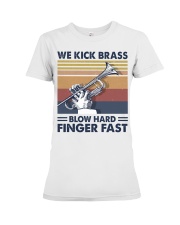 Trumpet We kick brass Premium Fit Ladies Tee tile