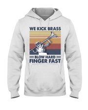 Trumpet We kick brass Hooded Sweatshirt front