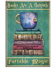 Books are a uniquely portable magic 24x36 Poster front