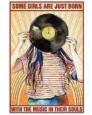 Vinyl Some girls are just born 24x36 Poster front