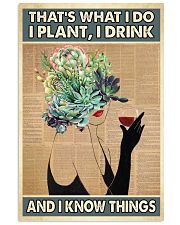 Gardening That's what I do I plant I drink Vertical Poster tile