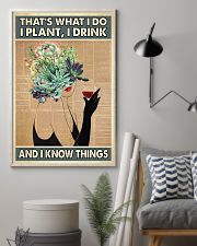 Gardening That's what I do I plant I drink 24x36 Poster lifestyle-poster-1