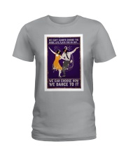 Vinyl How we dance to it Ladies T-Shirt tile
