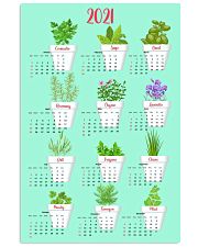 Gardening 2021 Calendar 24x36 Poster front