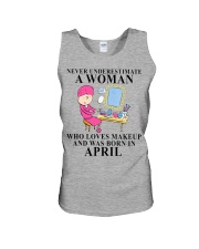 MK278 Born in April Unisex Tank tile