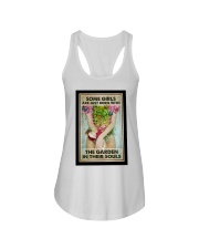 Garden Some girls are jus born with the garden Ladies Flowy Tank tile