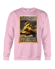The adventure is like a violin string Crewneck Sweatshirt tile