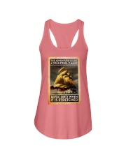 The adventure is like a violin string Ladies Flowy Tank tile