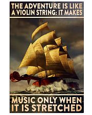 The adventure is like a violin string Vertical Poster tile