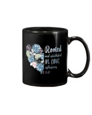 Gardening Rooted and established in love Mug tile