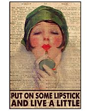 Makeup177 Put on some lipstick 24x36 Poster front