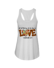 Gardening Let all that you do Ladies Flowy Tank tile