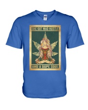Weed126 Dope Soul V-Neck T-Shirt tile