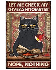 Book Cat Nope nothing Vertical Poster tile