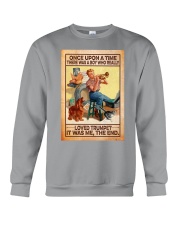 A boy who really loved trumpet Crewneck Sweatshirt tile