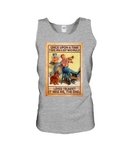 A boy who really loved trumpet Unisex Tank tile