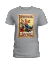 A boy who really loved trumpet Ladies T-Shirt tile