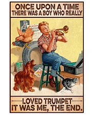 A boy who really loved trumpet Vertical Poster tile