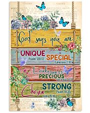 Gardening God says you are 24x36 Poster front