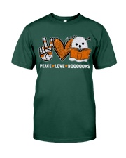 Book Peace Love Boooooks Premium Fit Mens Tee tile