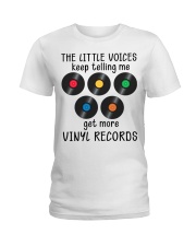 Vinyl Record The little voices keep telling me Ladies T-Shirt tile