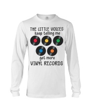 Vinyl Record The little voices keep telling me Long Sleeve Tee tile