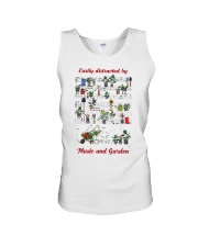 Gardening Easily distracted by garden and music Unisex Tank tile