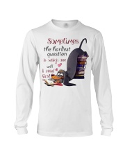 Book Which one will I read first Long Sleeve Tee tile