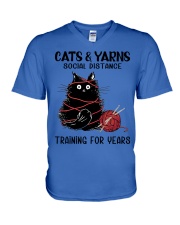 Crochet Training for years V-Neck T-Shirt tile