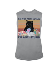Knitting I'm anti-stupid Sleeveless Tee tile