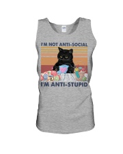 Knitting I'm anti-stupid Unisex Tank tile