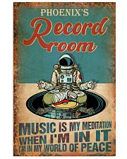 Vinyl Record Music is my meditation 24x36 Poster front