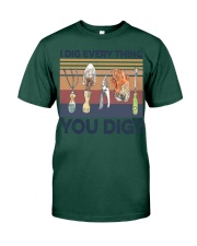 Gardening I dig everything You dig Premium Fit Mens Tee tile