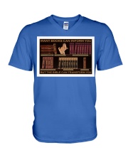Book The Bible can transform you V-Neck T-Shirt tile