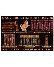 Book The Bible can transform you Horizontal Poster tile